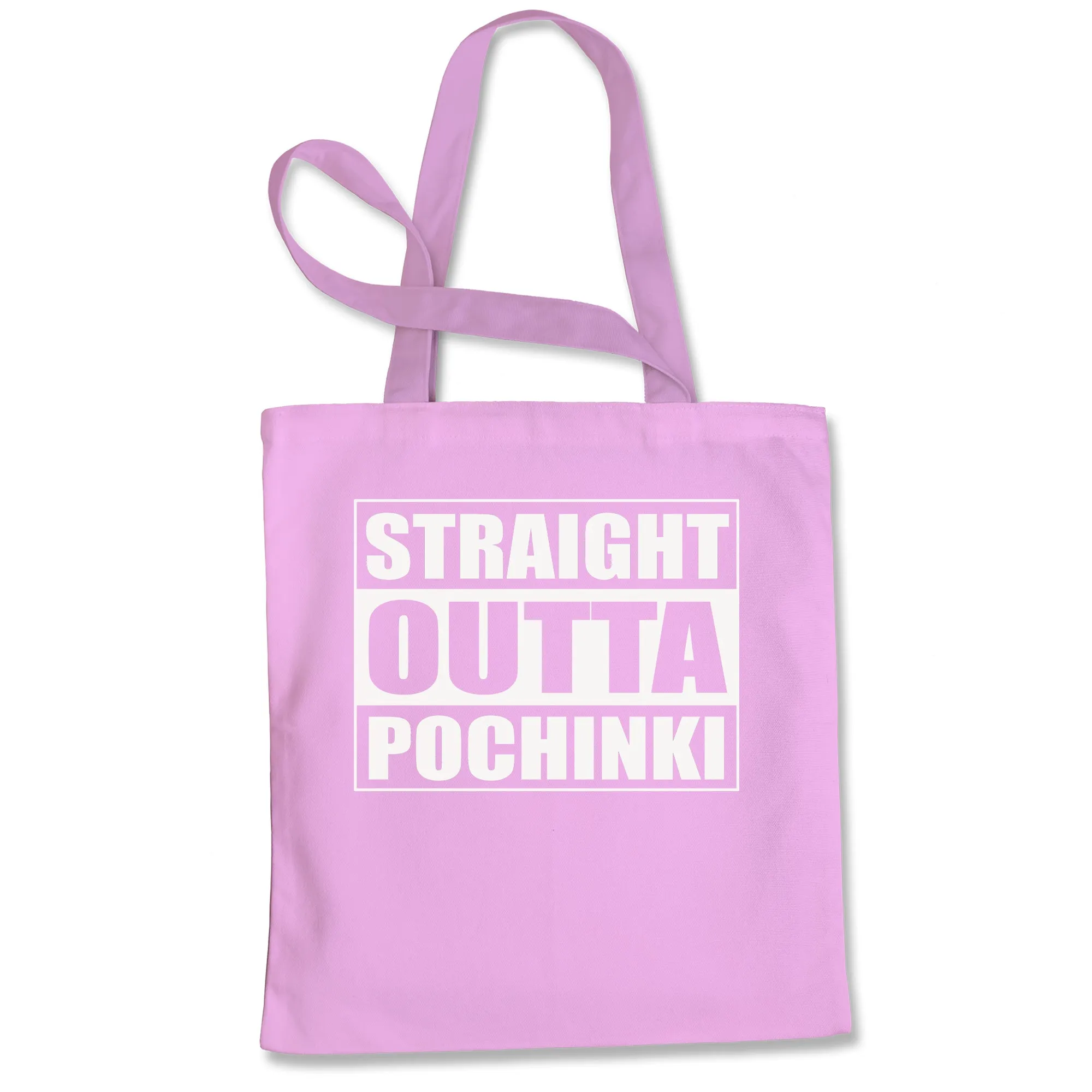 Straight Outta Pochinki Battlegrounds Tote Bag