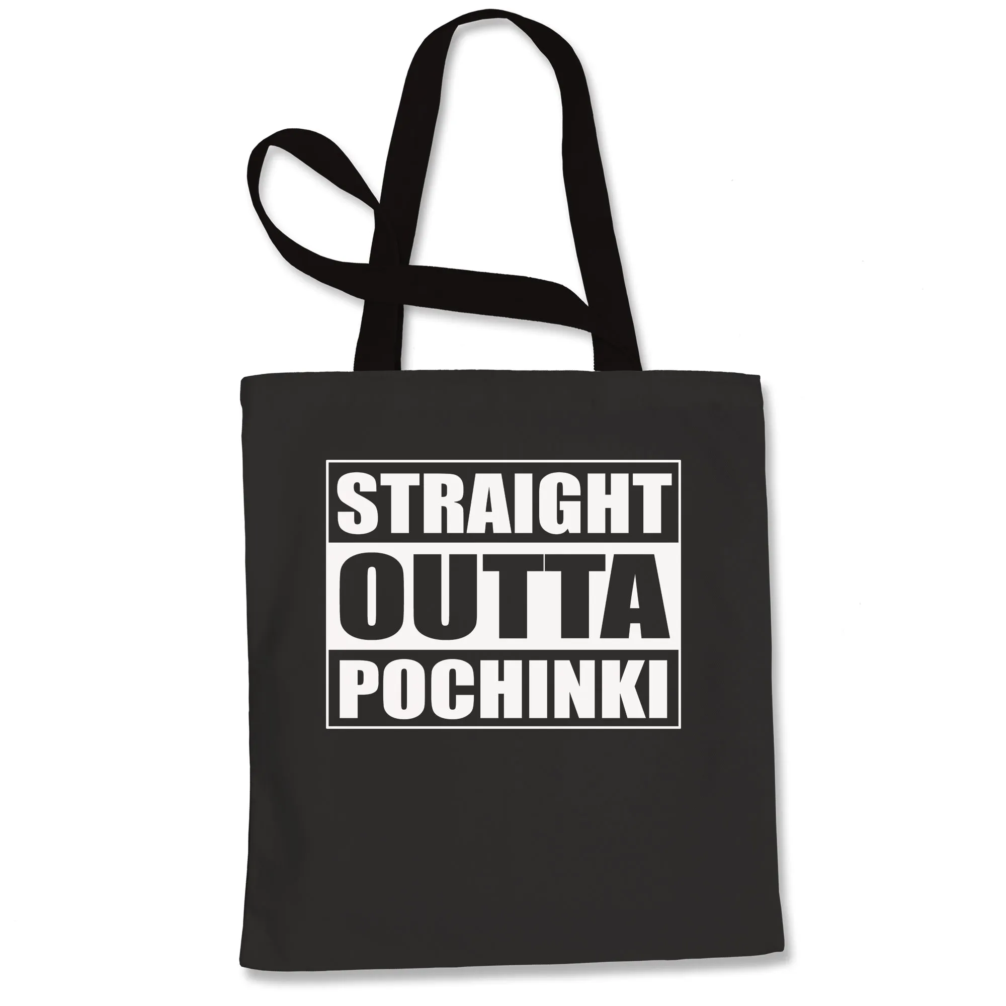 Straight Outta Pochinki Battlegrounds Tote Bag