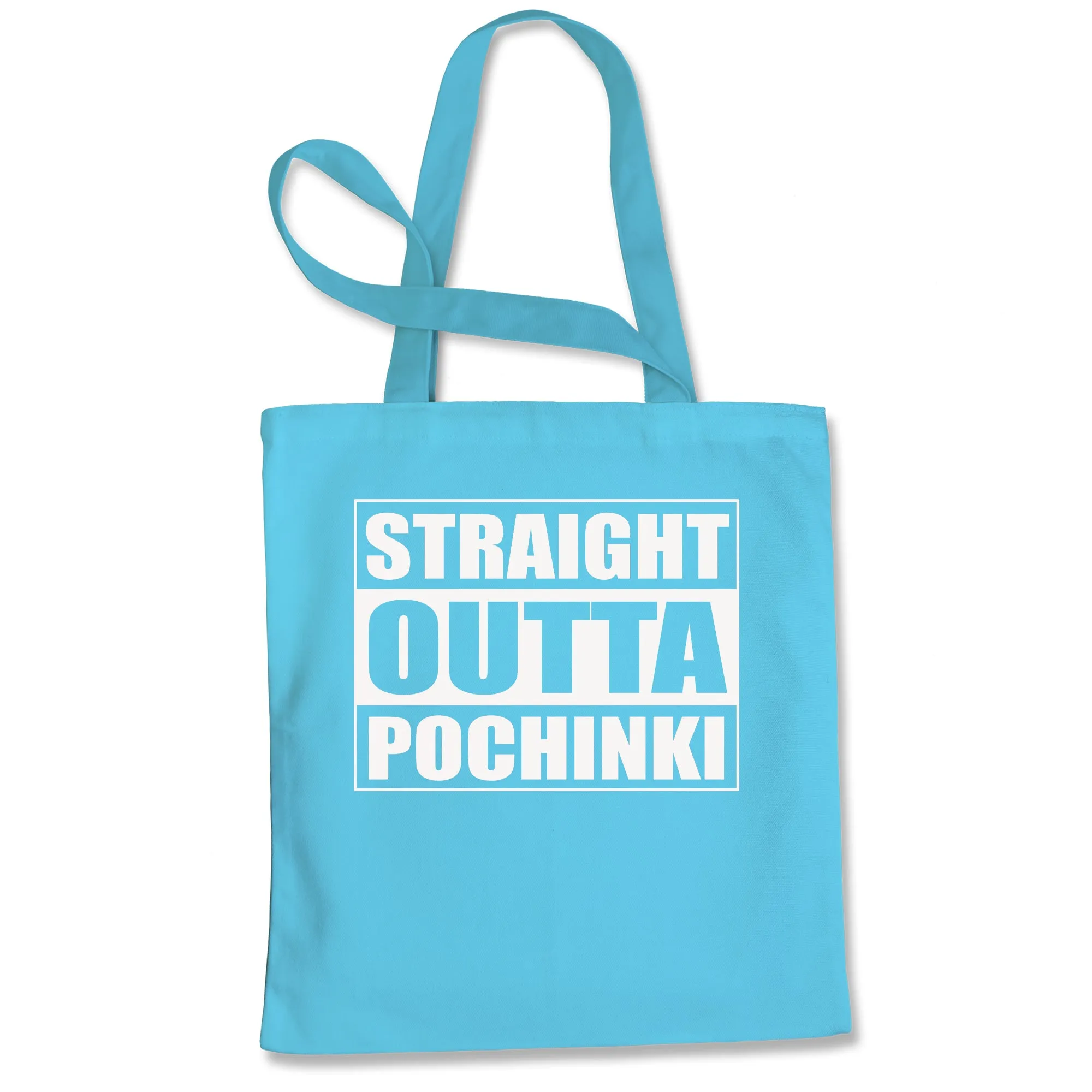 Straight Outta Pochinki Battlegrounds Tote Bag