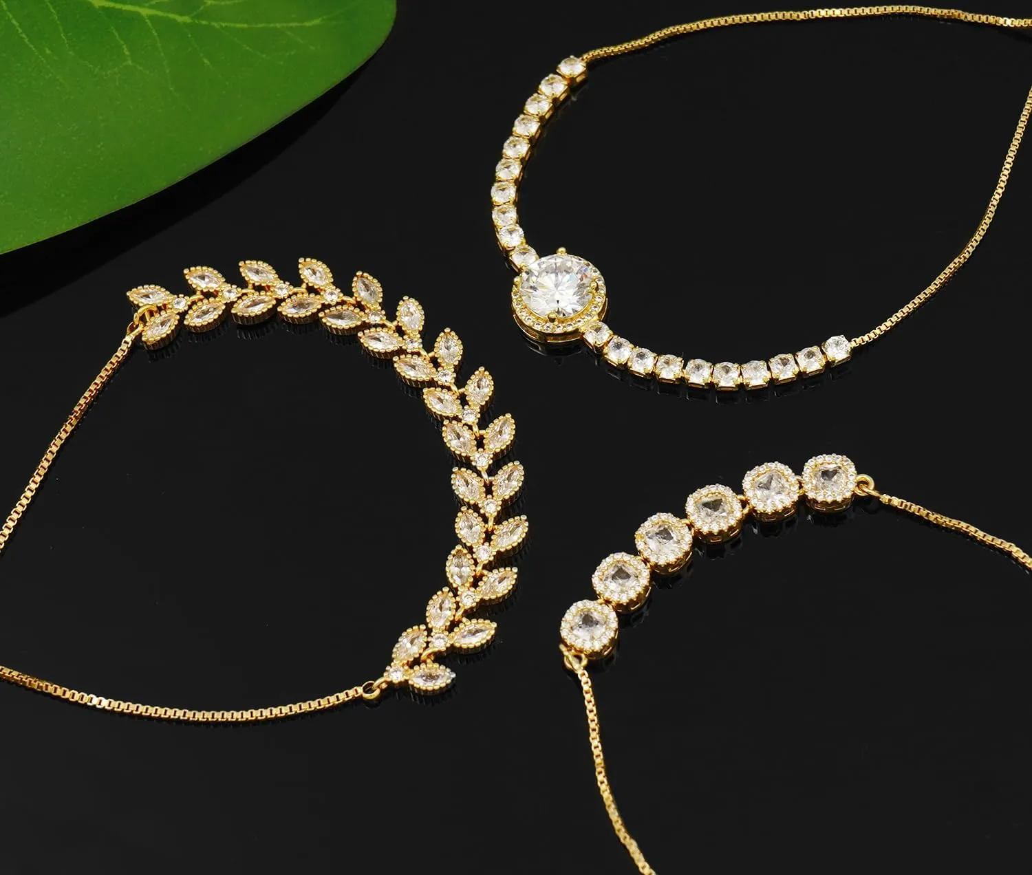 Tennis Bracelet for Women Cubic Zirconia Bracelets Adjustable Slider Bracelets