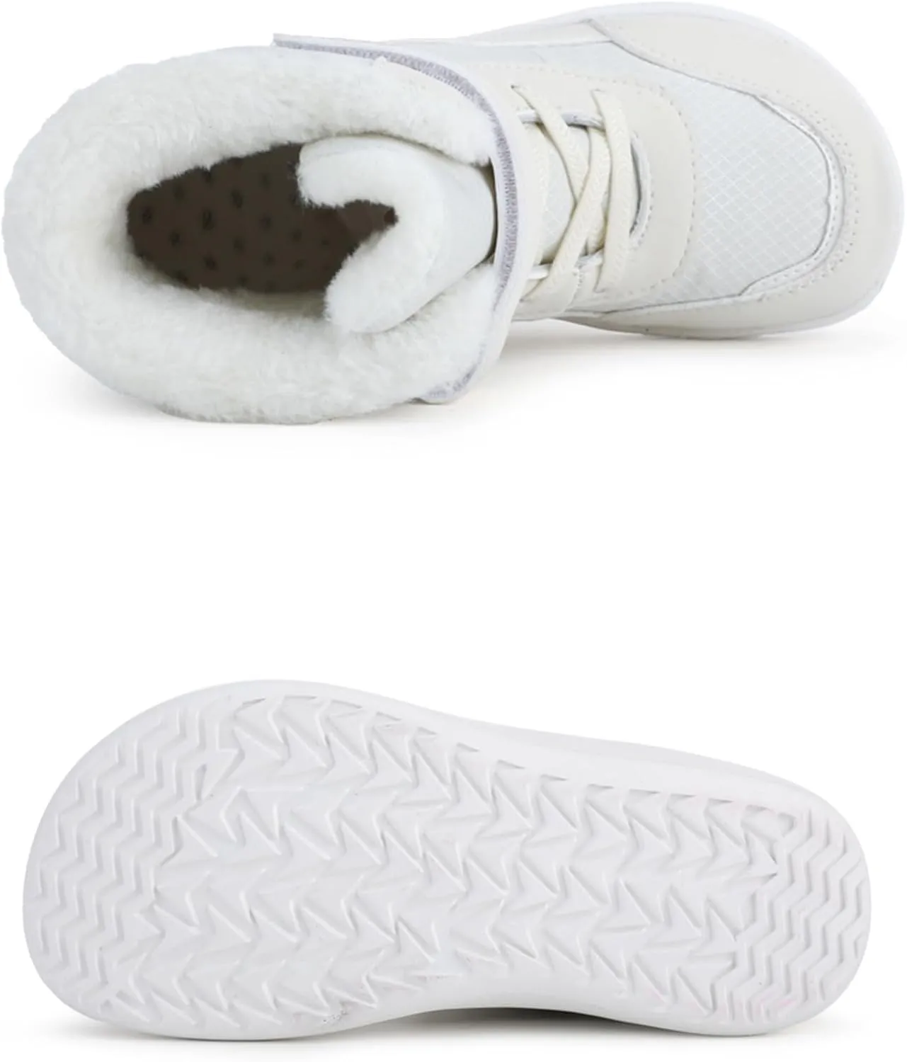 Toddler Snow Plush Boots Boys Girls Winter Water Proof Shoes Cold Weather Outdoor Western Shoes Round Toe Boots