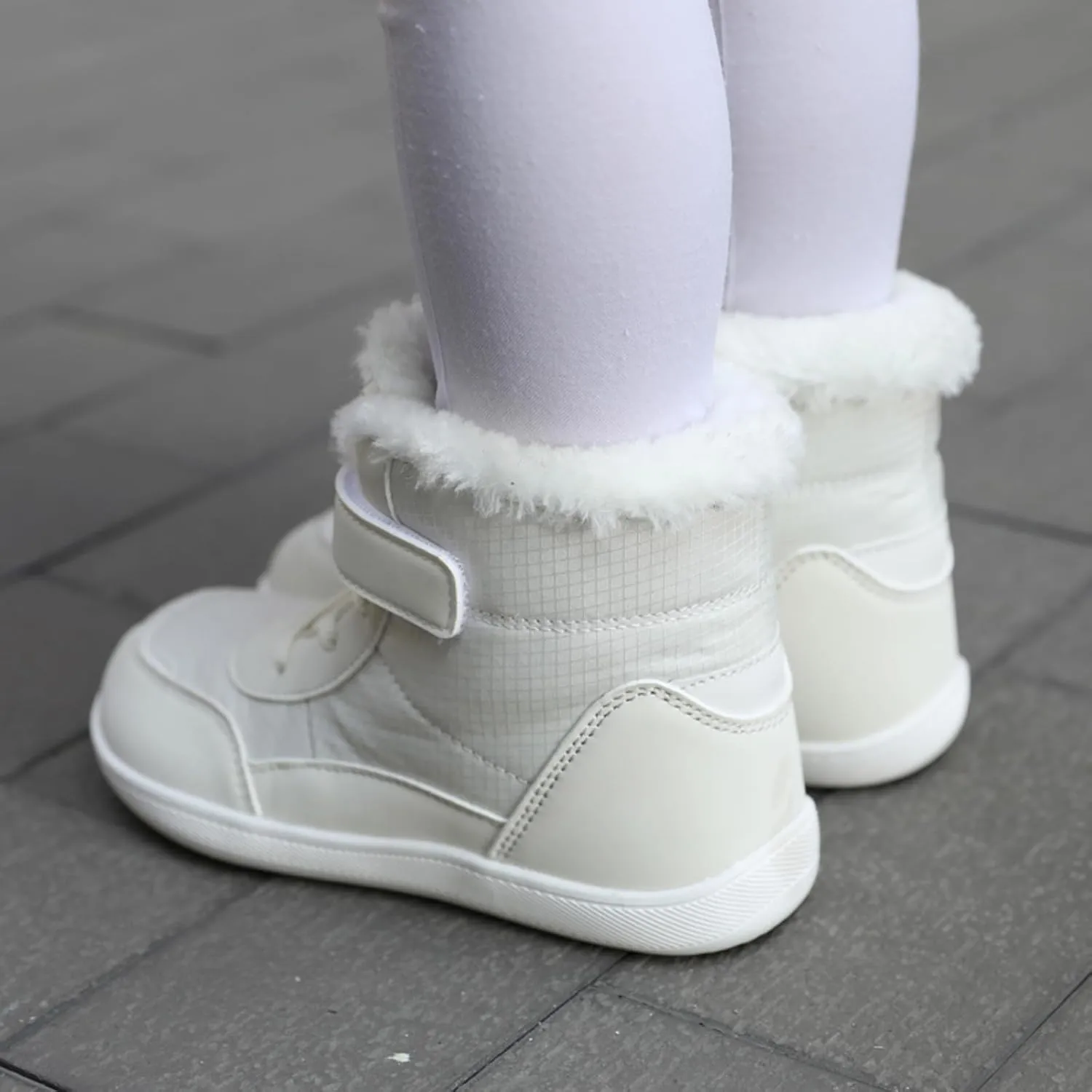 Toddler Snow Plush Boots Boys Girls Winter Water Proof Shoes Cold Weather Outdoor Western Shoes Round Toe Boots
