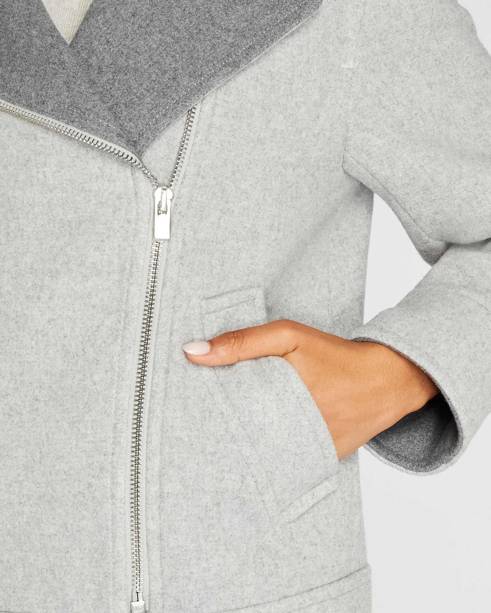 Two-Tone Moto Jacket