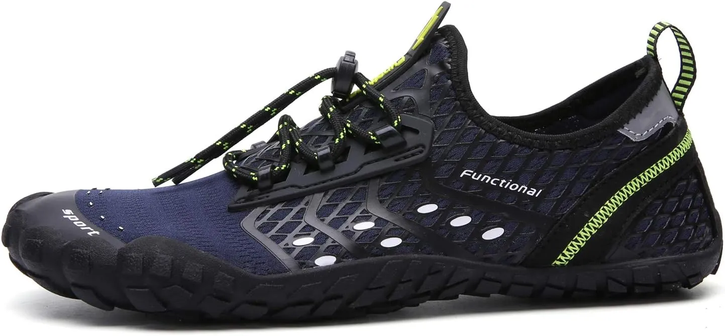 UBFEN Water Shoes Aqua Swim Shoes Mens Womens Beach Sports Quick Dry Barefoot for Boating Fishing Diving Surfing