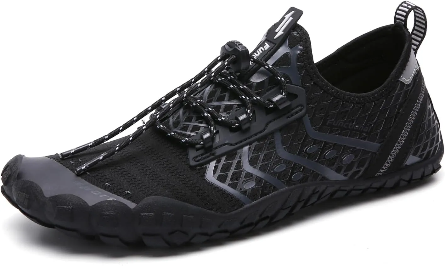 UBFEN Water Shoes Aqua Swim Shoes Mens Womens Beach Sports Quick Dry Barefoot for Boating Fishing Diving Surfing