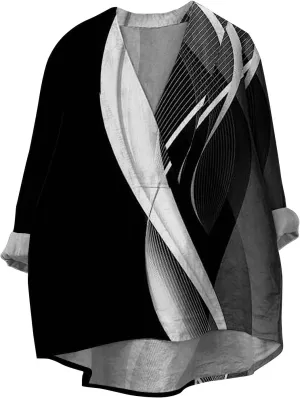 V Neck Cotton Linen Shirts Women Gradient Tie Dye Long Sleeve Ombre Tee Summer Casual Yoga Beach Vacation Blouses