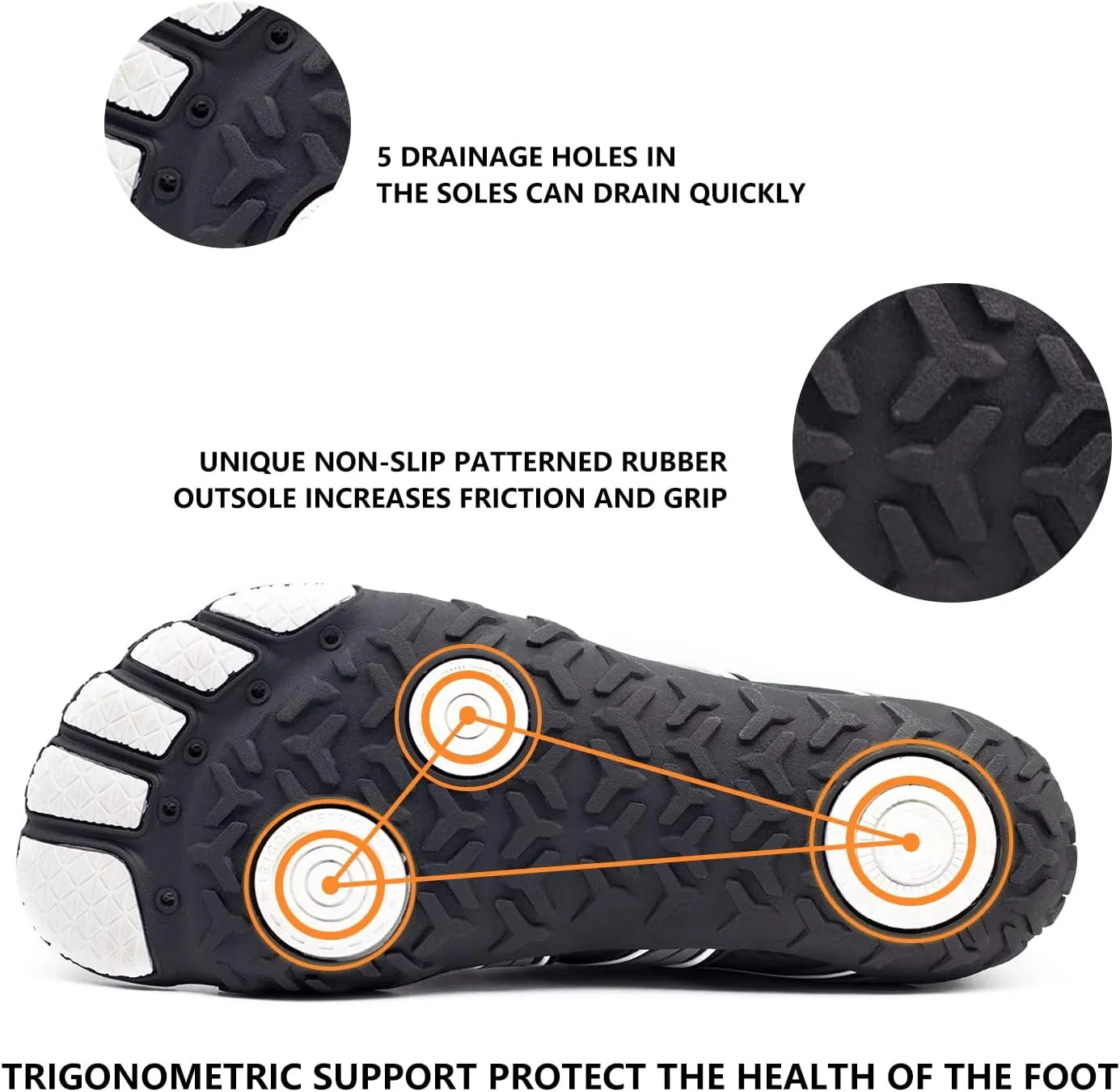 Valennia Mens Womens Water Shoes Quick Dry Barefoot Swimming Beach Outdoor Hike Sports Athletic Aqua Shoes for Diving Boating Surfing