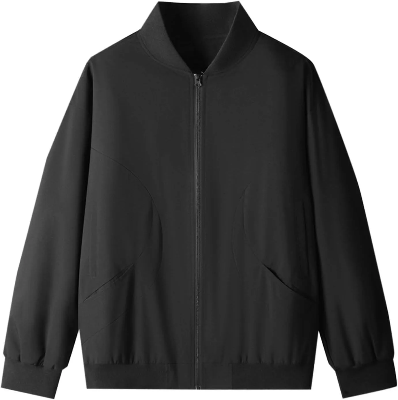 Varsity Jacket Men Casual Mens Windbreaker Jackets Lightweight Fashion Zip Up Jacket Mens Bomber Jacket Coat