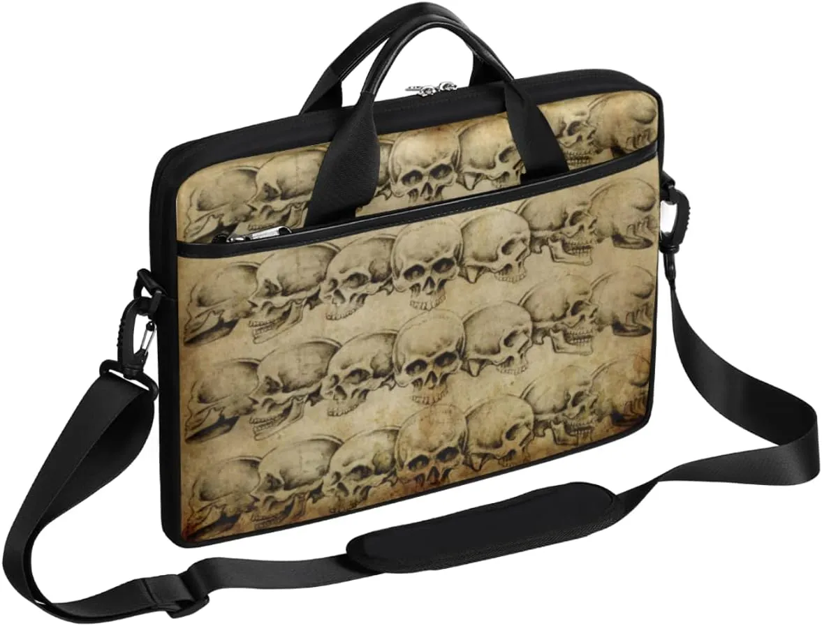 Vintage Graffiti Valentine Laptop Shoulder Messenger Bag Waterproof Laptop Briefcase with Handle and Padded Strap Case Sleeve