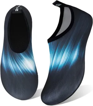 WateLves Water Shoes for Womens Mens Barefoot Quick-Dry Aqua Socks for Beach Swim Surf Yoga Exercise New Translucent Color Soles