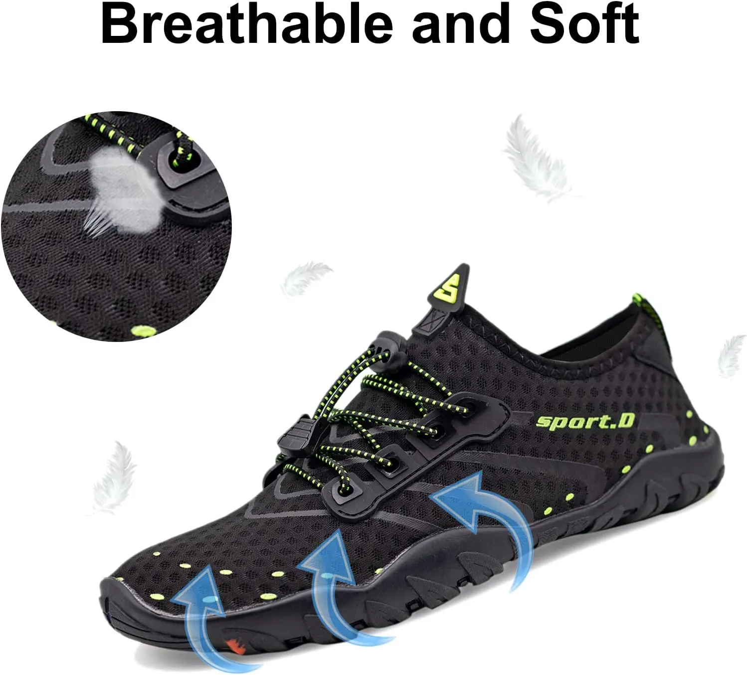 Water Shoes for Men Women Quick-Dry Barefoot Aqua Sock Outdoor Athletic Sport Shoes
