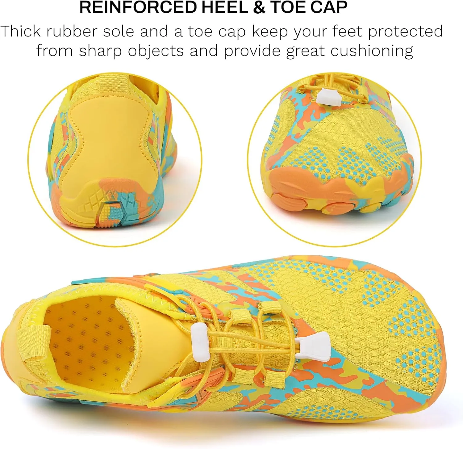 Water Shoes for Women & Men - Quick Dry Non-Slip Aqua Shoes for Beach, River, Pool & Hiking