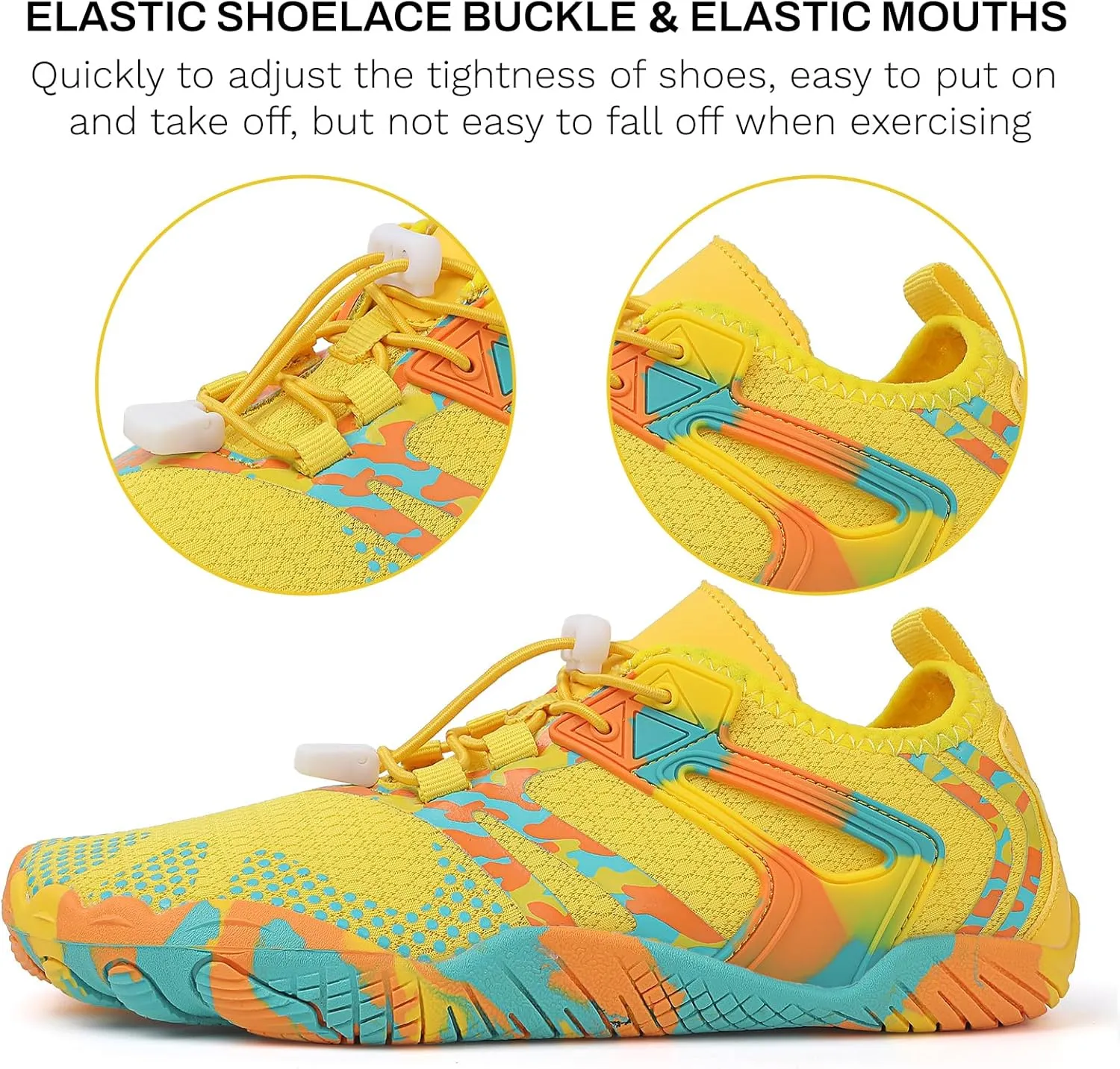 Water Shoes for Women & Men - Quick Dry Non-Slip Aqua Shoes for Beach, River, Pool & Hiking