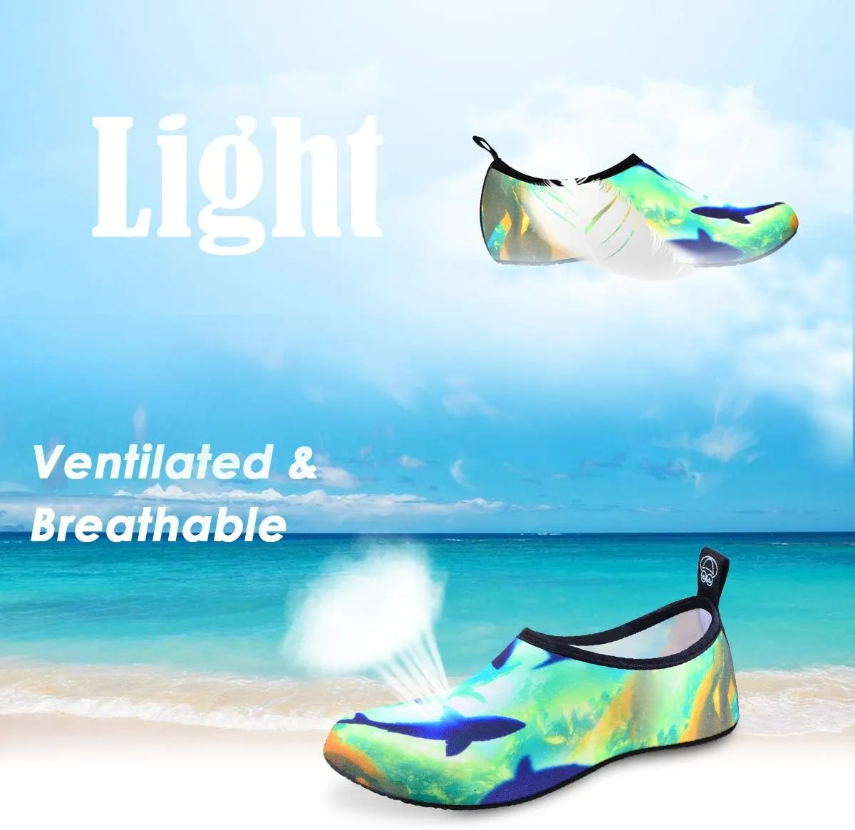 Water Shoes for Women and Men, Quick-Dry Aqua Socks Swim Beach Womens Mens Shoes for Outdoor Surfing Yoga Exercise