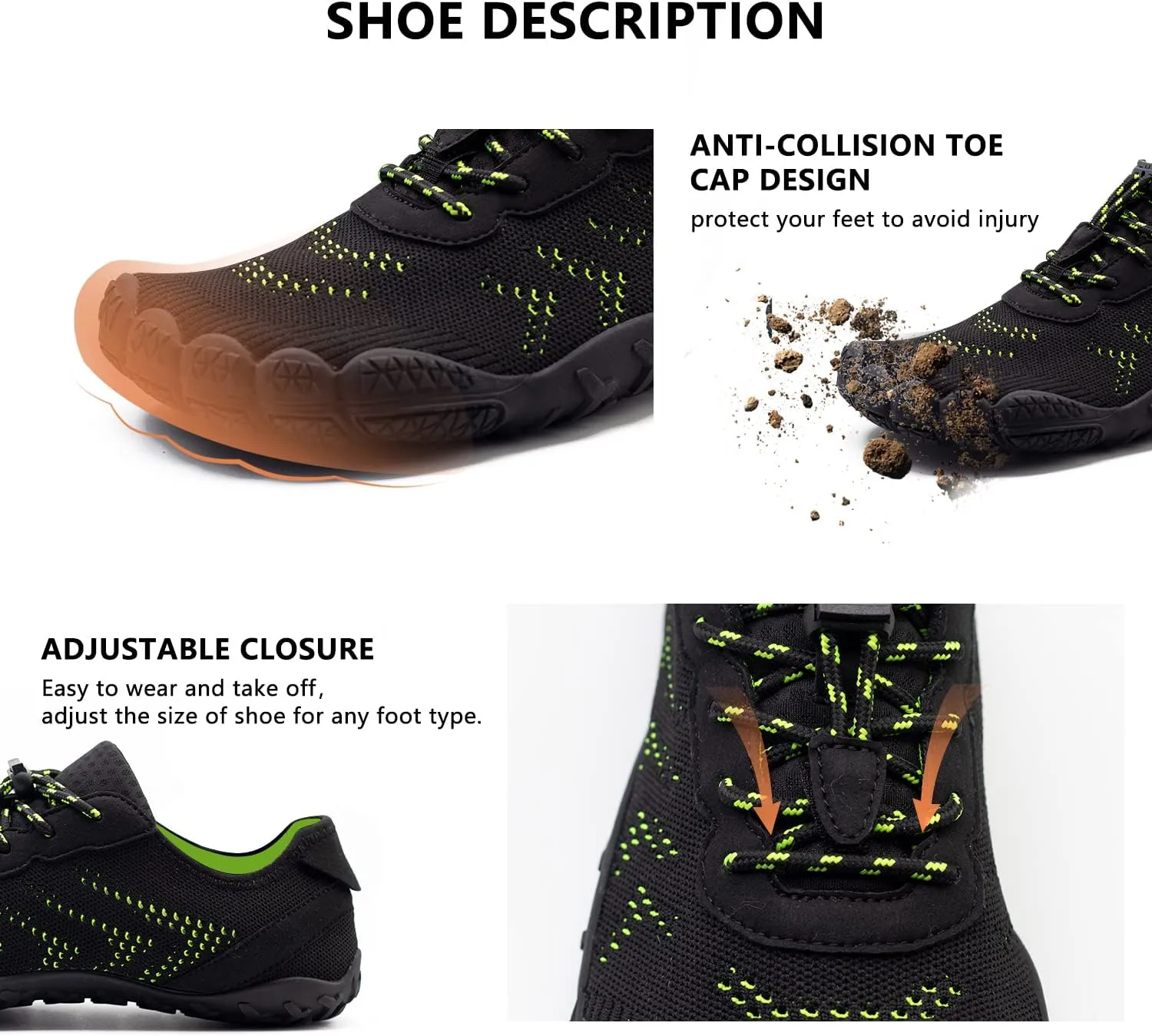 Water Shoes Mens Womens Aqua Quick-Dry Barefoot Athletic Sport Shoes for Outdoor Surfing Kayaking Walking Hiking