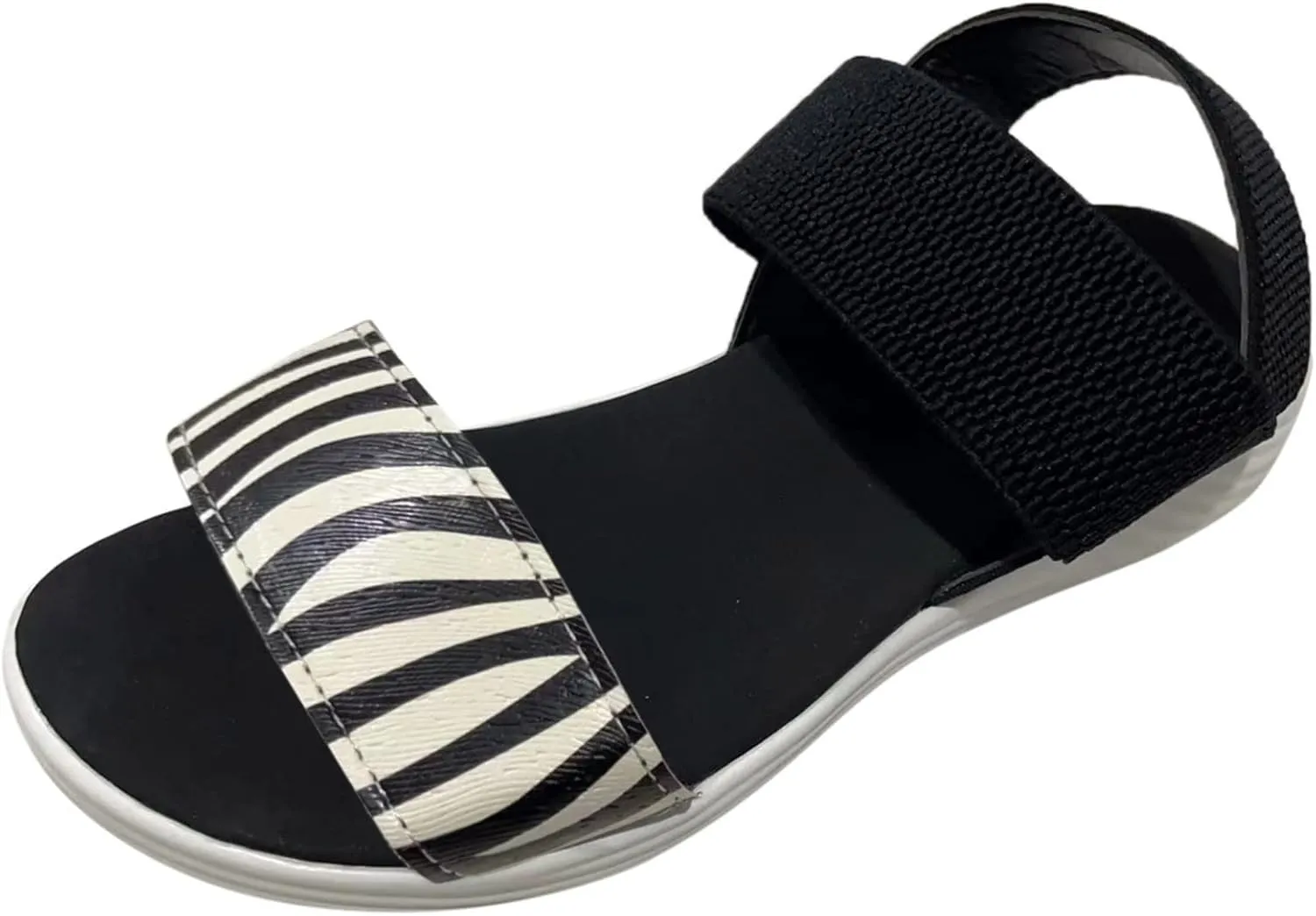 Wedge Sandals for Women Flats Open Toe Dressy Shoe Breathable Hot Summer Travel Non-Slip Sandals