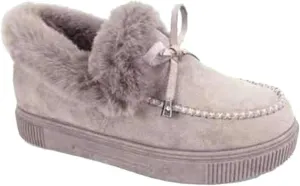 Winter Boots For Women Fashion Warm Fur Lined Snow Boots Casual Trendy Comfortable Fuzzy Loafers Shoes Ankle Booties