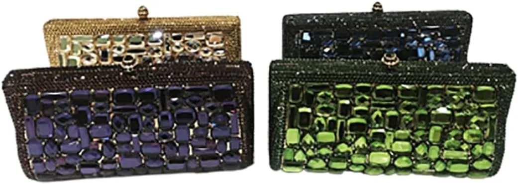 Woman Crystals Dinner Party Evening Clutch Bags Newest Style Handbag Diamond Evening Bag Wedding Bridal Purse
