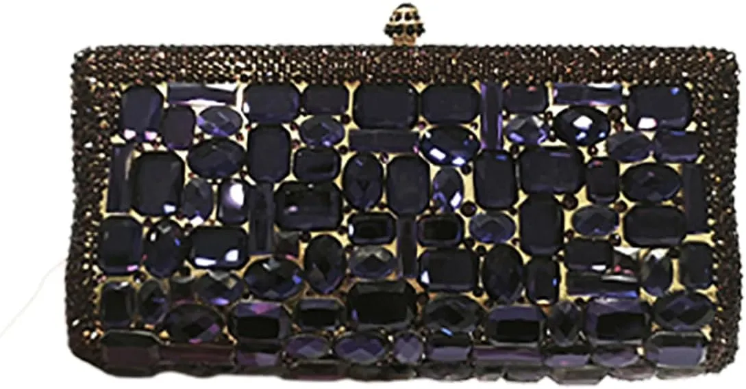 Woman Crystals Dinner Party Evening Clutch Bags Newest Style Handbag Diamond Evening Bag Wedding Bridal Purse