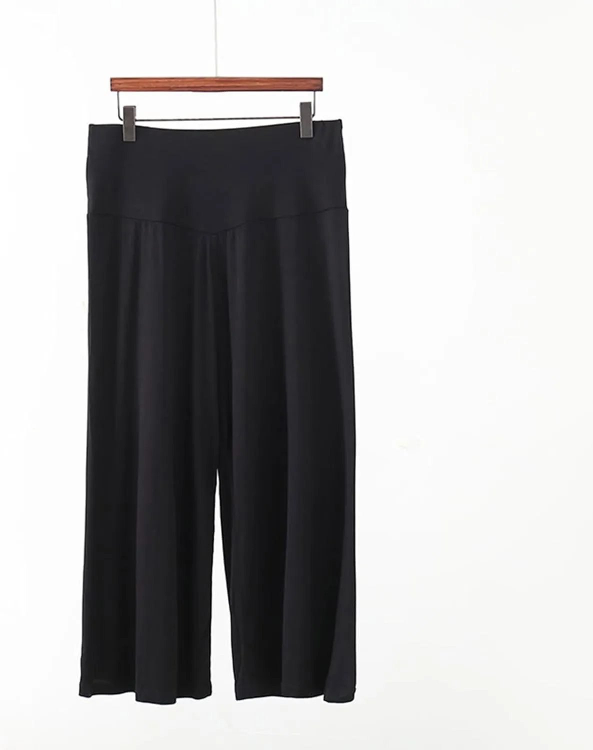 Women Capri 3/4 Trousers Cropped Pants Lounge Yoga Sports Sweatpants Stretch Leggings Elasticated Waist Bottoms