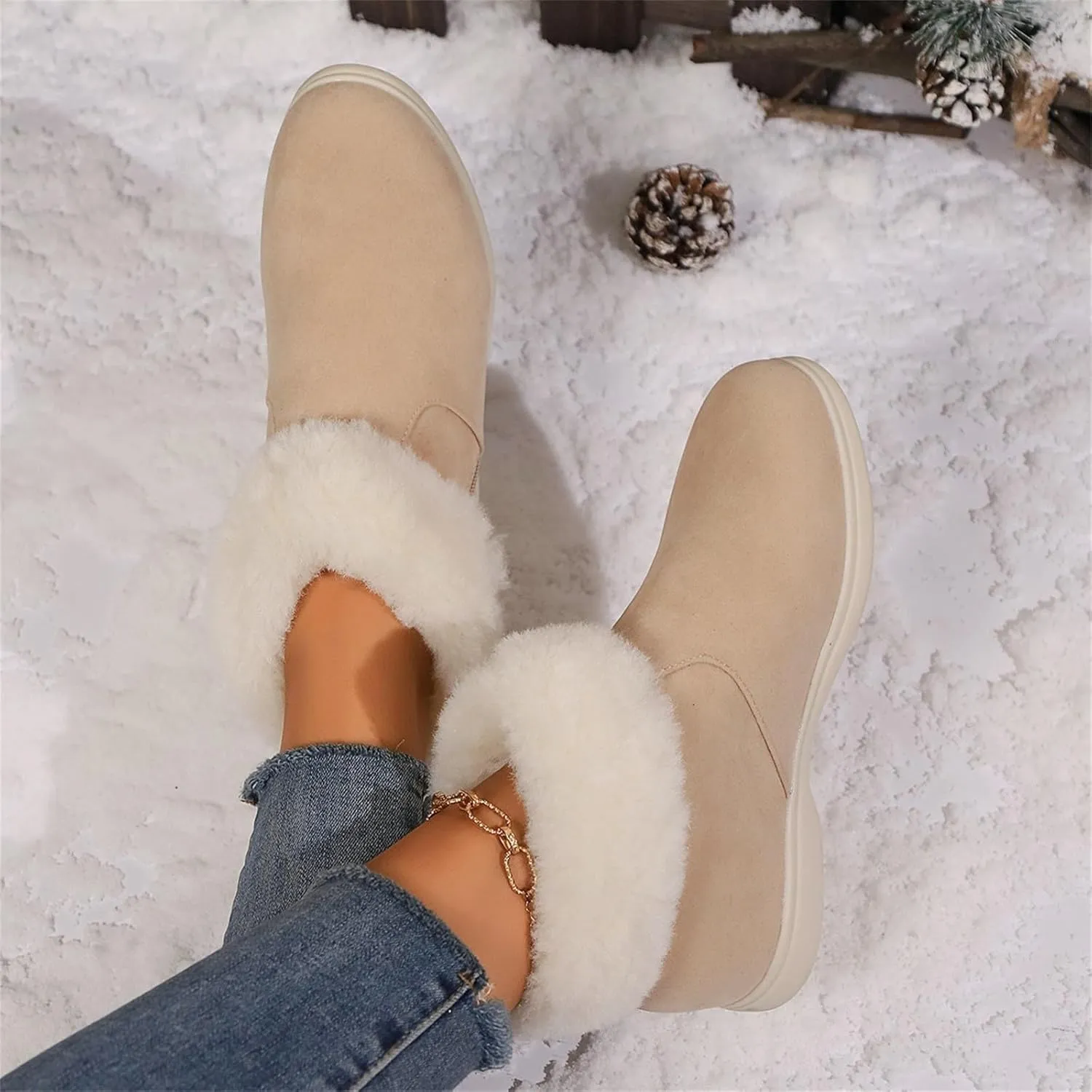 Women's Boots Womens Casual Boots Wide Width Booties Women WideBoots Platform Dress Shoes for Women Dress Shoes