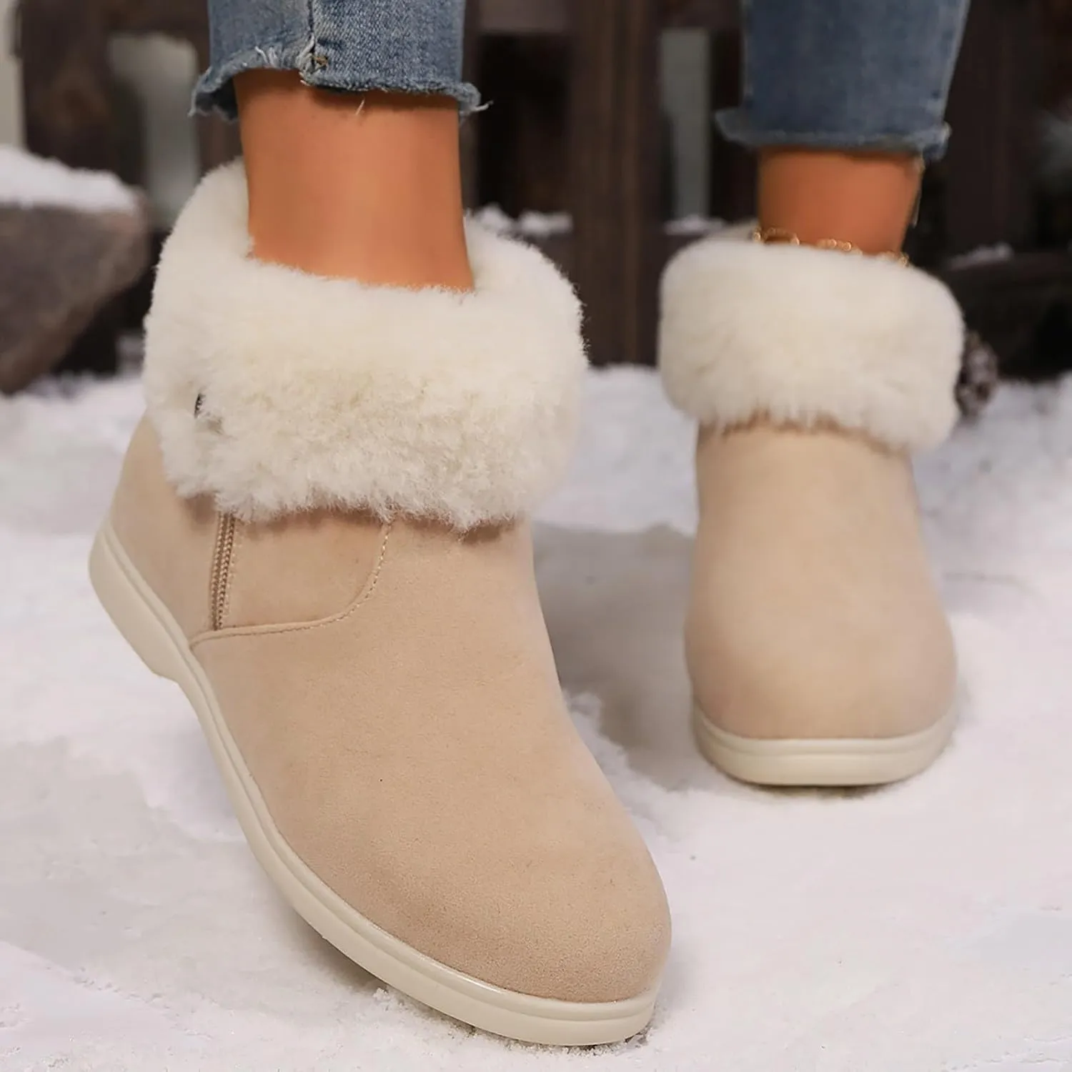 Women's Boots Womens Casual Boots Wide Width Booties Women WideBoots Platform Dress Shoes for Women Dress Shoes