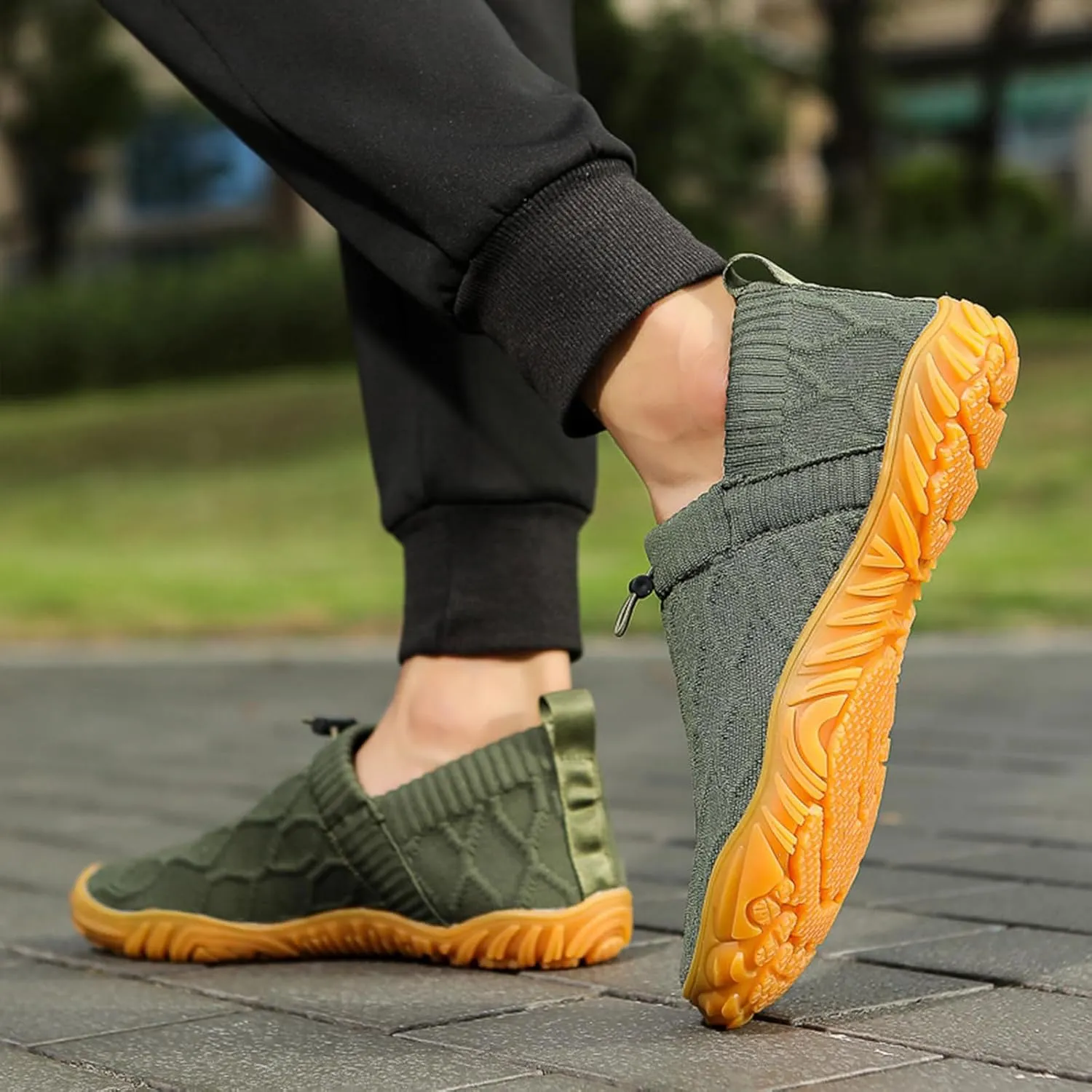 Women's Breathable Shoes Outdoor Hiking Shoes Fashion Slip-Ons Walking Sneakers Fly Woven Soft Sole Lightweight Shoe for Women Men