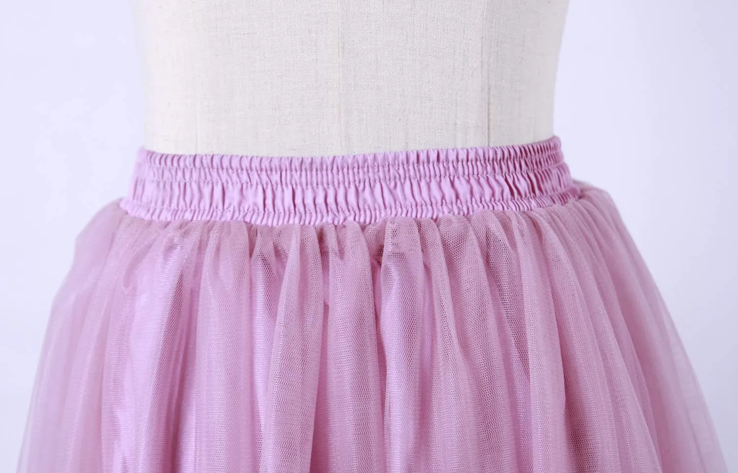 Women's Bridal Long Maxi Tulle Skirts with Side Split A Line Floor Length High Waisted Tutu for Wedding Bridesmaid Party