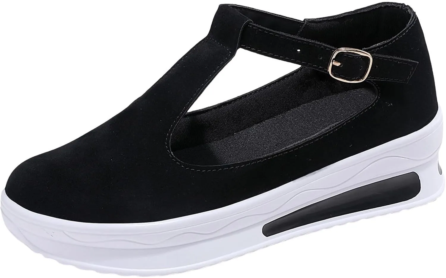 Womens Espadrille Wedges Flat Sandals Ankle Flock or Hollow Strappy Closed Toe Casual Outdoor Buckle Strap 2025 Dressy Espadrilles Comfortable Anti Slip Summer Orthopedic Platform on Shoes