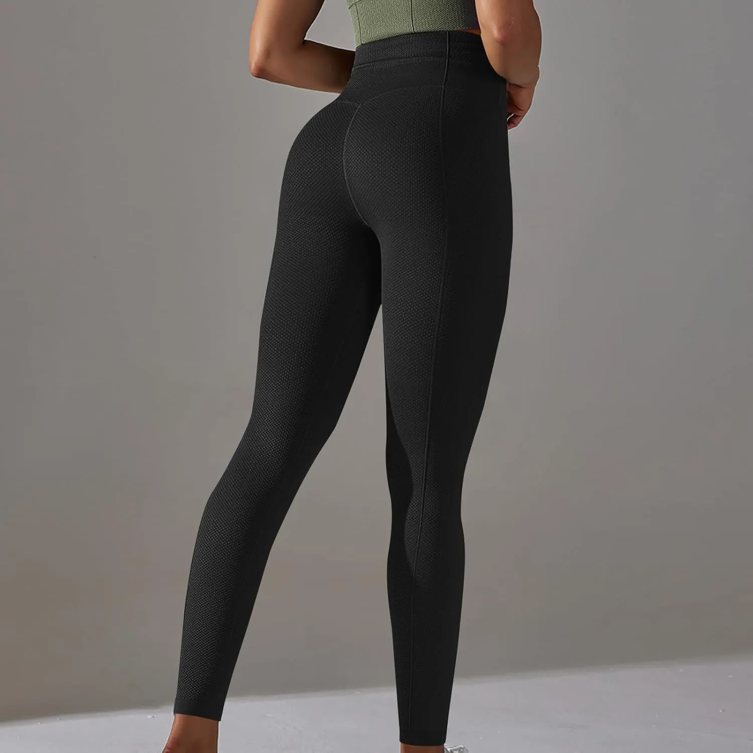 Women's High Waist Leggings Yoga Pants Ladies Jogging Bottoms Stretch Tights Elasticat Waist Activewear