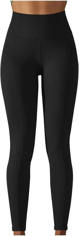 Women's High Waist Leggings Yoga Pants Ladies Jogging Bottoms Stretch Tights Elasticat Waist Activewear