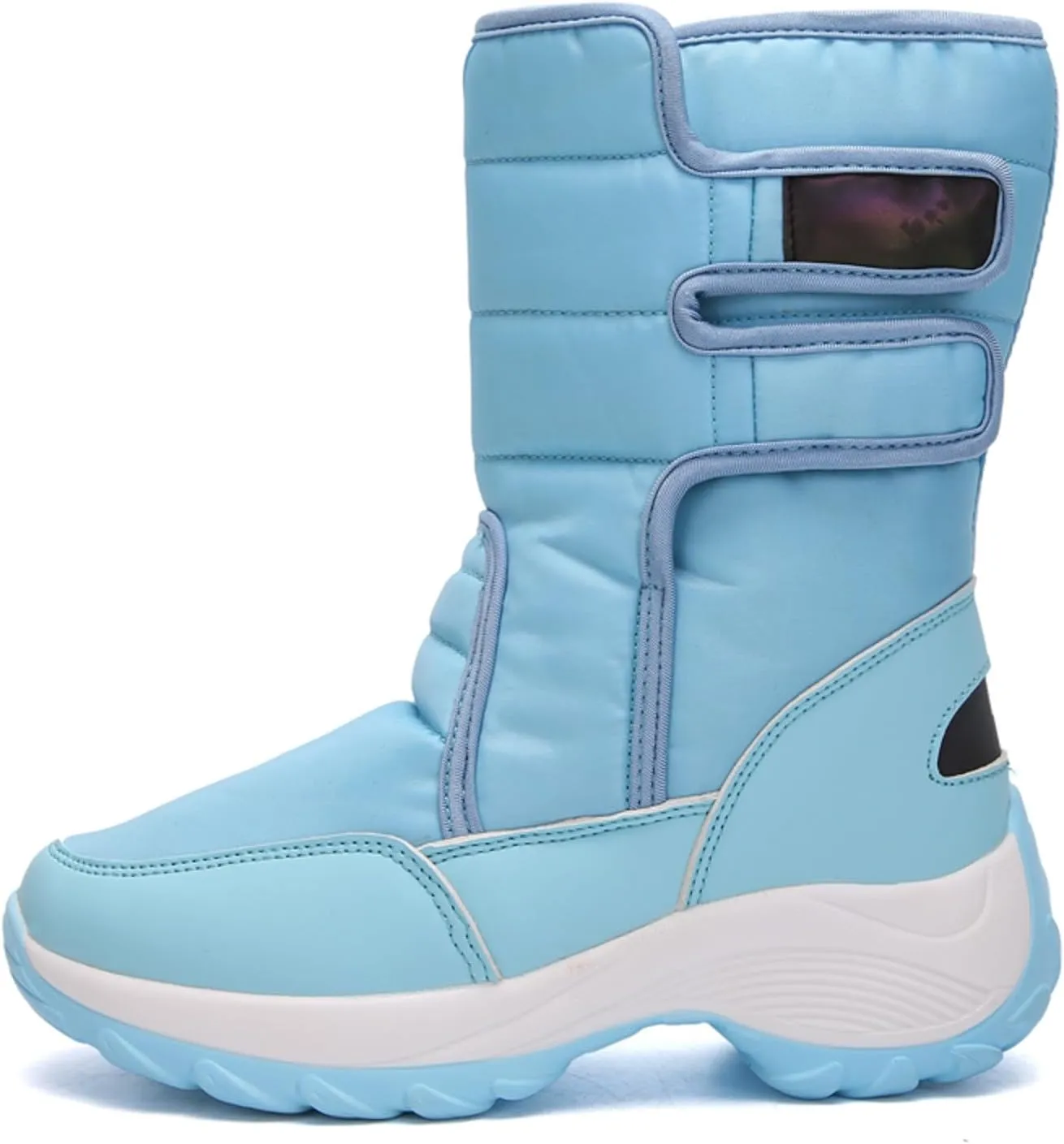 Womens Snow Boots Waterproof Anti-slip Winter Boots Classic Fur Lined Booties Casual Slip on Ankle Boots Comfortable Winter Shoes Trekking Shoes