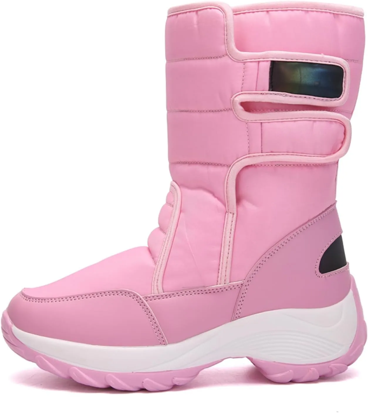 Womens Snow Boots Waterproof Anti-slip Winter Boots Classic Fur Lined Booties Casual Slip on Ankle Boots Comfortable Winter Shoes Trekking Shoes