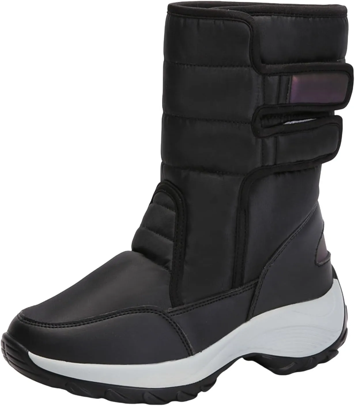 Womens Snow Boots Waterproof Anti-slip Winter Boots Classic Fur Lined Booties Casual Slip on Ankle Boots Comfortable Winter Shoes Trekking Shoes