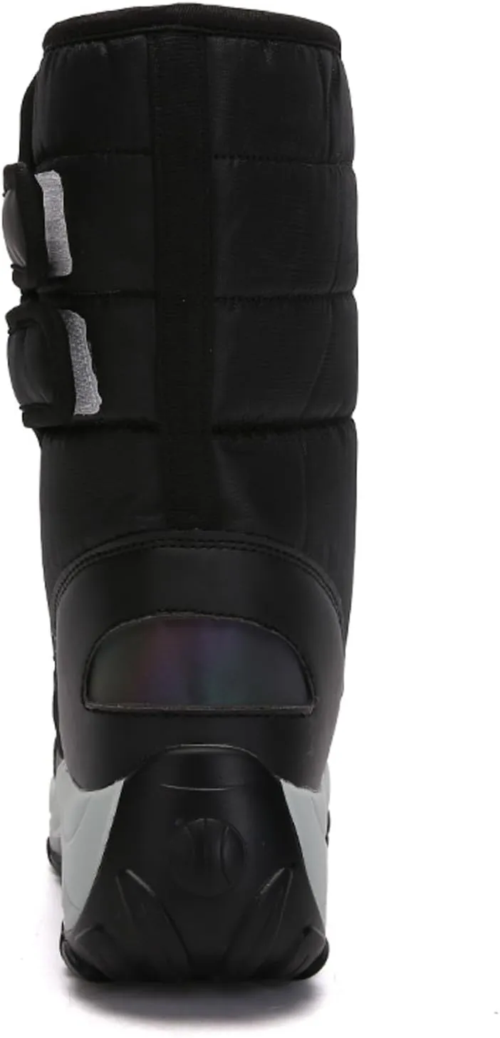 Womens Snow Boots Waterproof Anti-slip Winter Boots Classic Fur Lined Booties Casual Slip on Ankle Boots Comfortable Winter Shoes Trekking Shoes