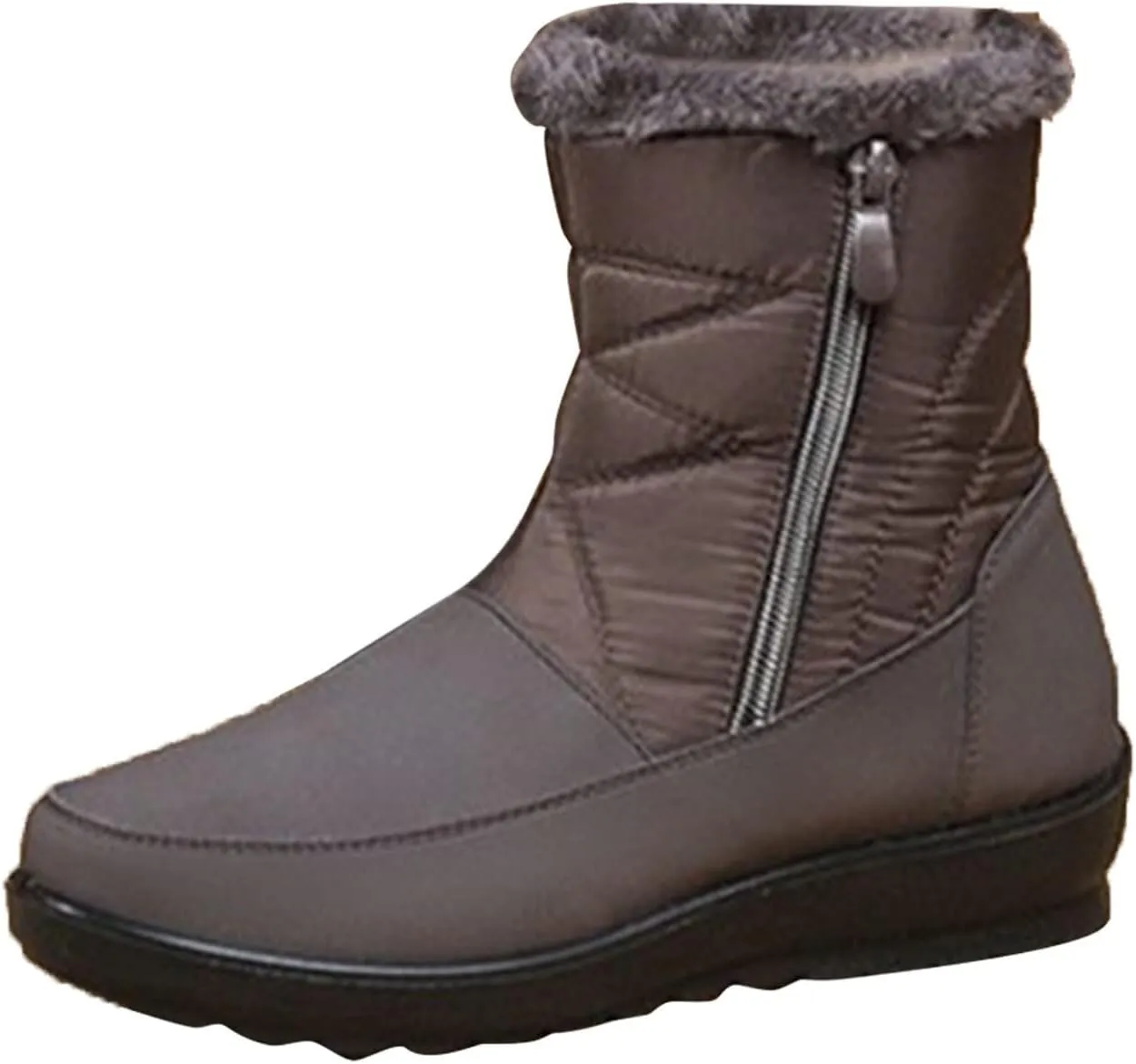 Women's Snow Boots Waterproof Winter Boots Non Slip Fur Lined Booties Winter Warm Outdoor Ankle Boots Outdoor Sneakers Winter Shoes