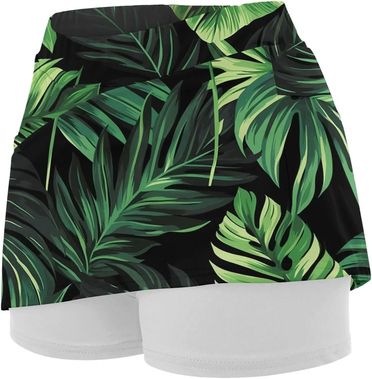 Womens Tennis Skirt Built in Shorts High Waisted Athletic Golf Mini Skirts for Running Casual Workout Skorts