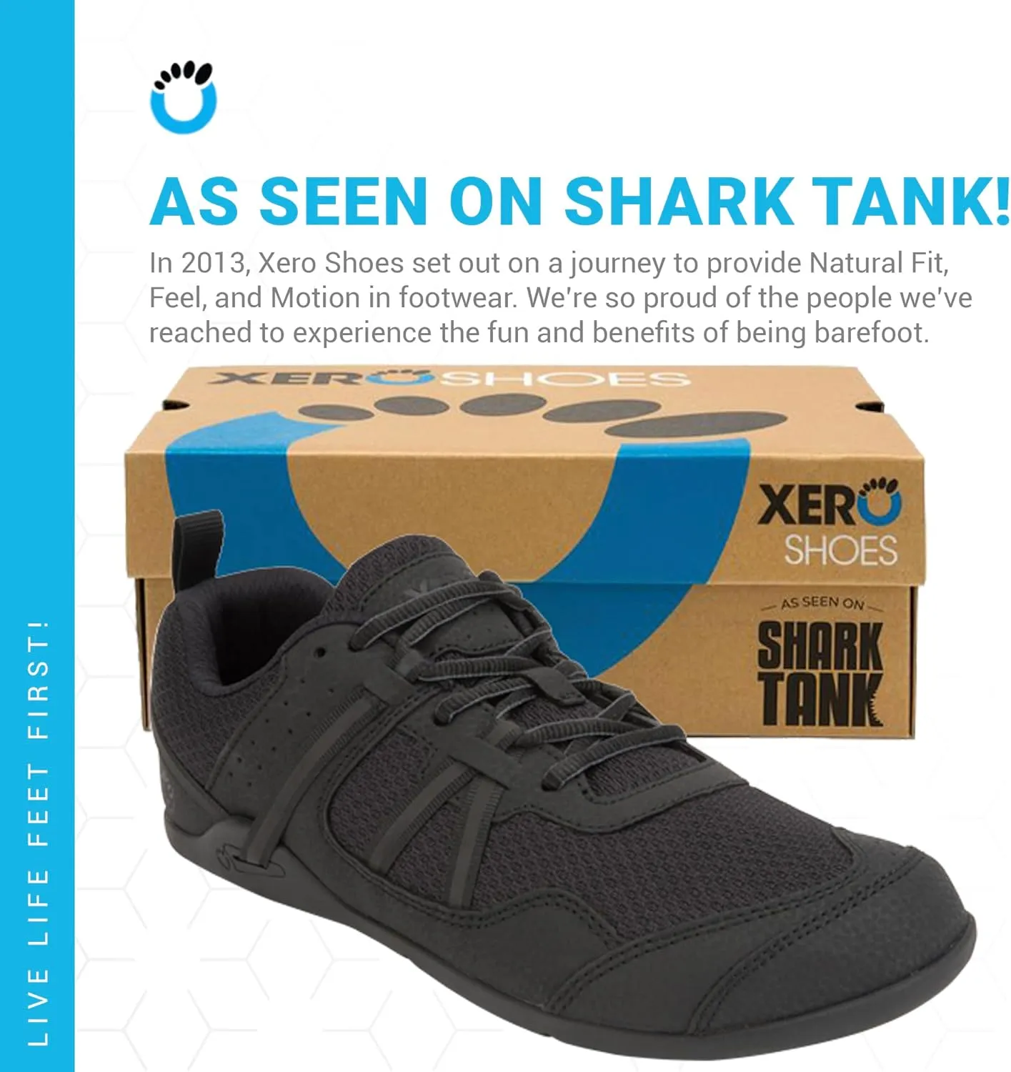 Xero Shoes Mens Prio Barefoot Athletic Sneaker