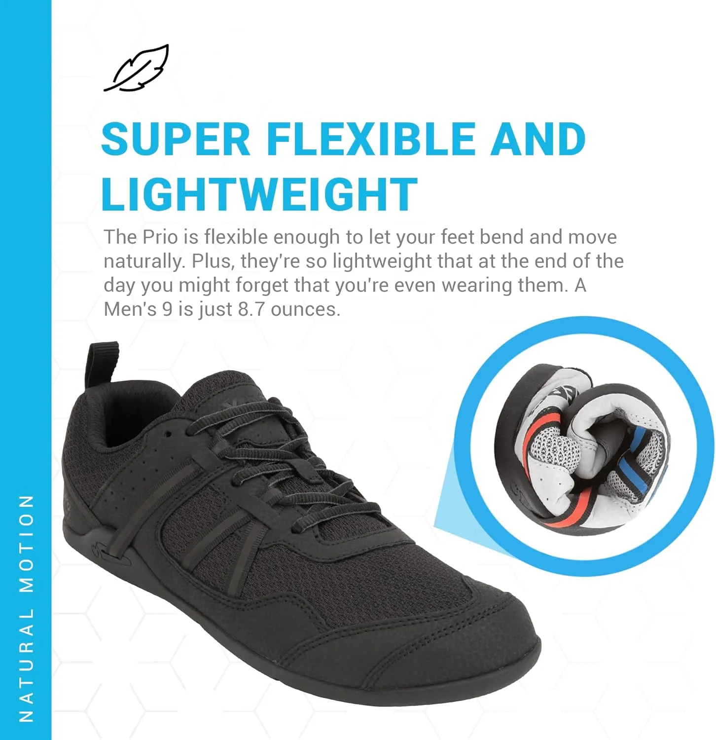 Xero Shoes Mens Prio Barefoot Athletic Sneaker
